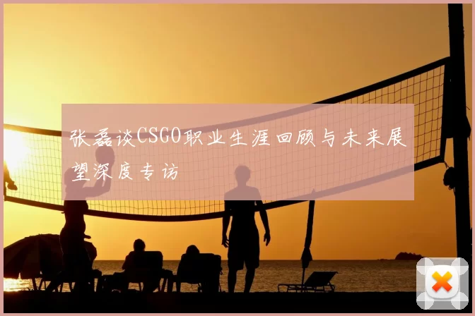 张磊谈CSGO职业生涯回顾与未来展望深度专访