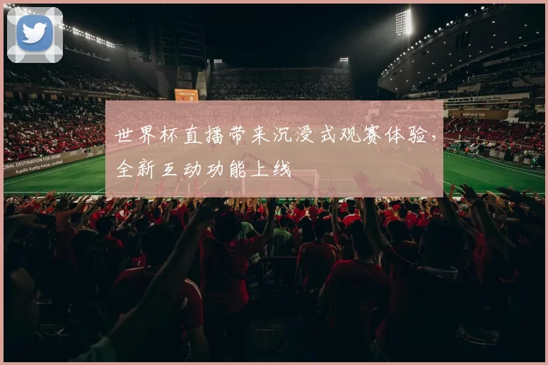 世界杯直播带来沉浸式观赛体验,全新互动功能上线
