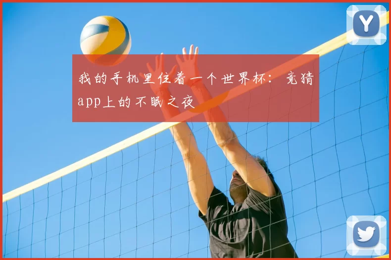 我的手机里住着一个世界杯:竞猜app上的不眠之夜
